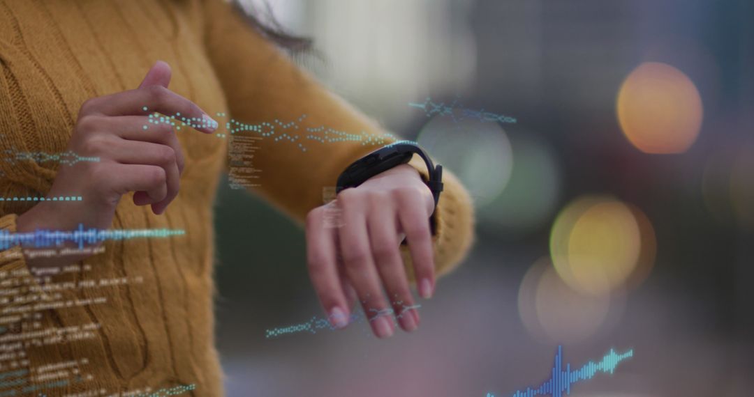 Data Streaming and Exchanging Over Smartwatch Use