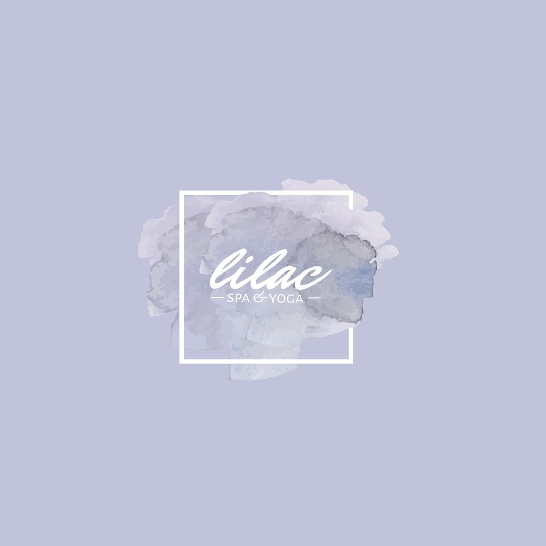 Serene Lilac Watercolor Design for Wellness and Events