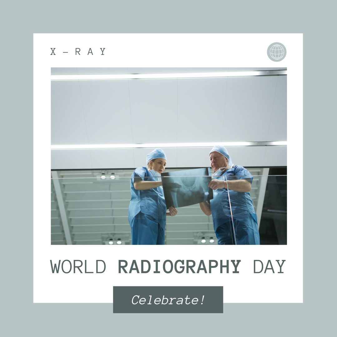 Healthcare Professionals Reviewing an X-Ray for World Radiography Day