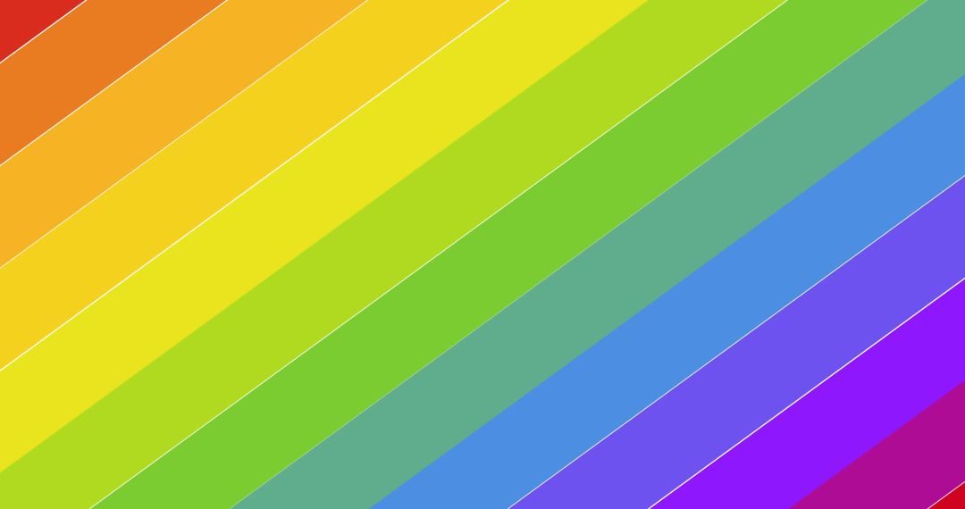 Vibrant diagonal rainbow stripes background