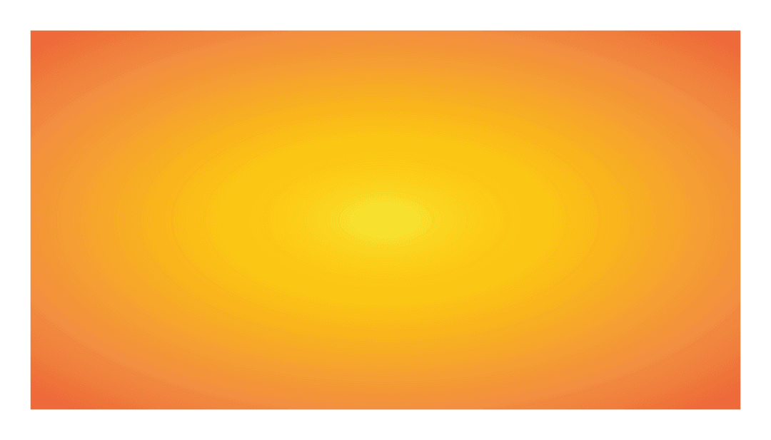 Radiant Orange Gradient with Transparent Background