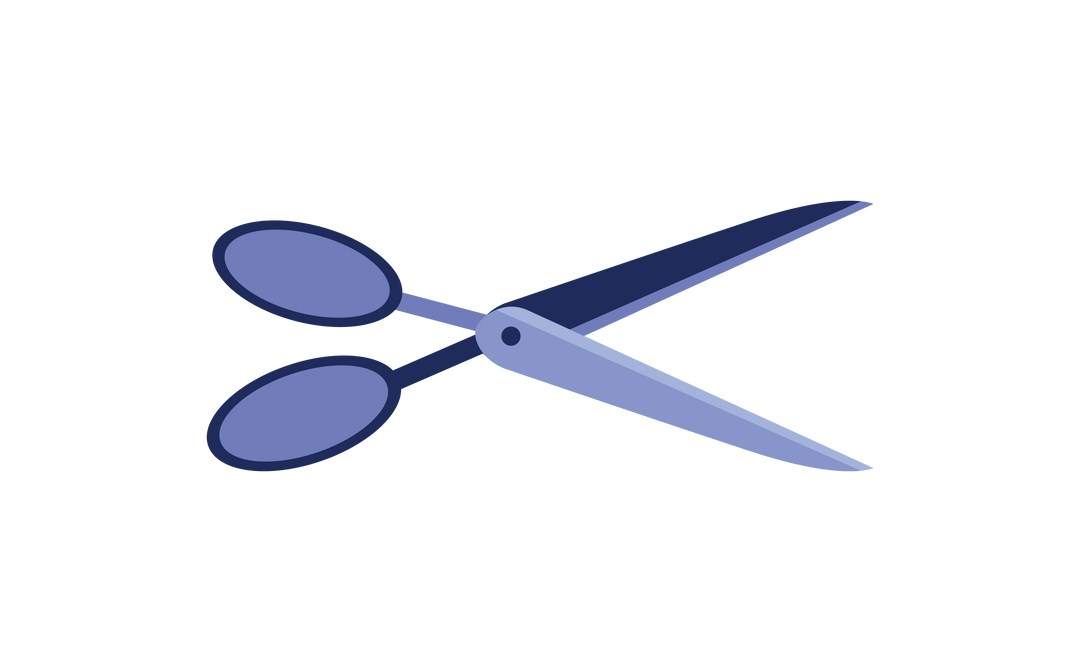 Digital Blue Scissors Illustration Transparent Background for Vector Designs - Download Free Stock Images Pikwizard.com