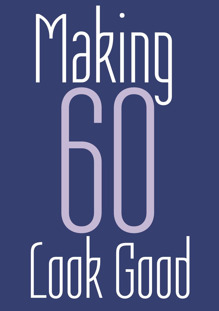 Bold Typography for 60th Birthday Celebration - Download Free Stock Templates Pikwizard.com