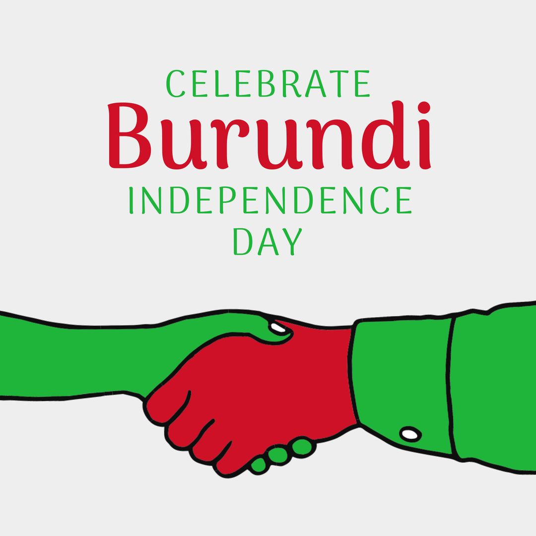 Burundi Independence Day with Symbolic Handshake