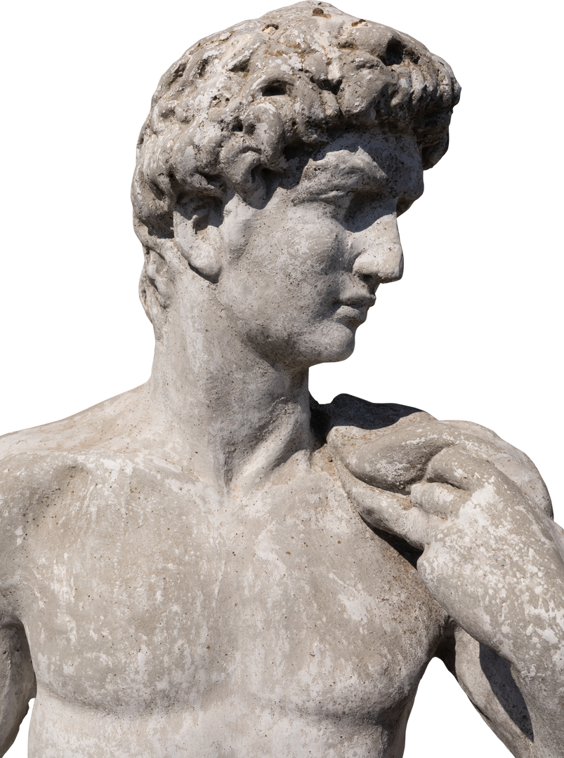 Classical Sculpture of Ancient Mythological Noble Man on Transparent Background - Download Free Stock Images Pikwizard.com