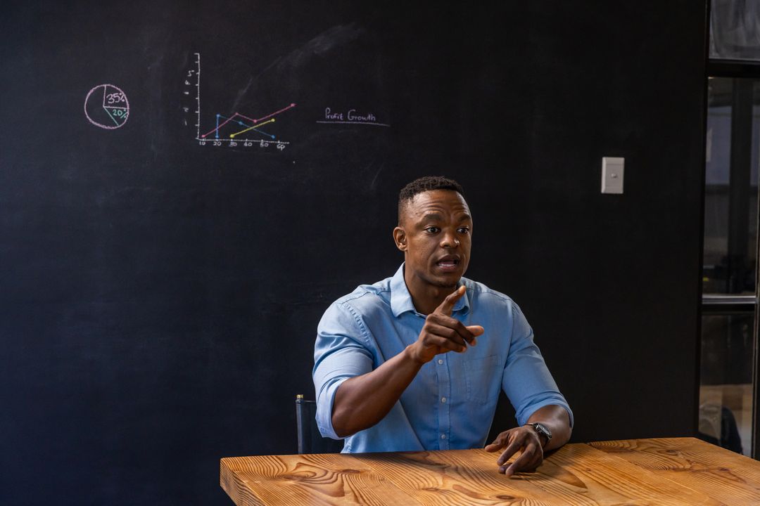 Professional Business Presentation with Interactive Design Charts