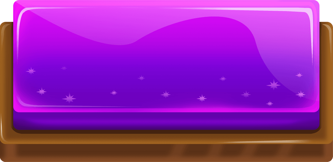 Vibrant Abstract Symbol with Stars on Transparent Background