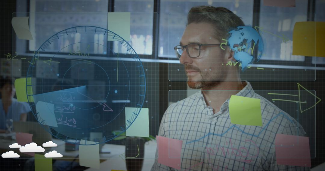 Business Strategy Planning with Augmented Reality Overlay