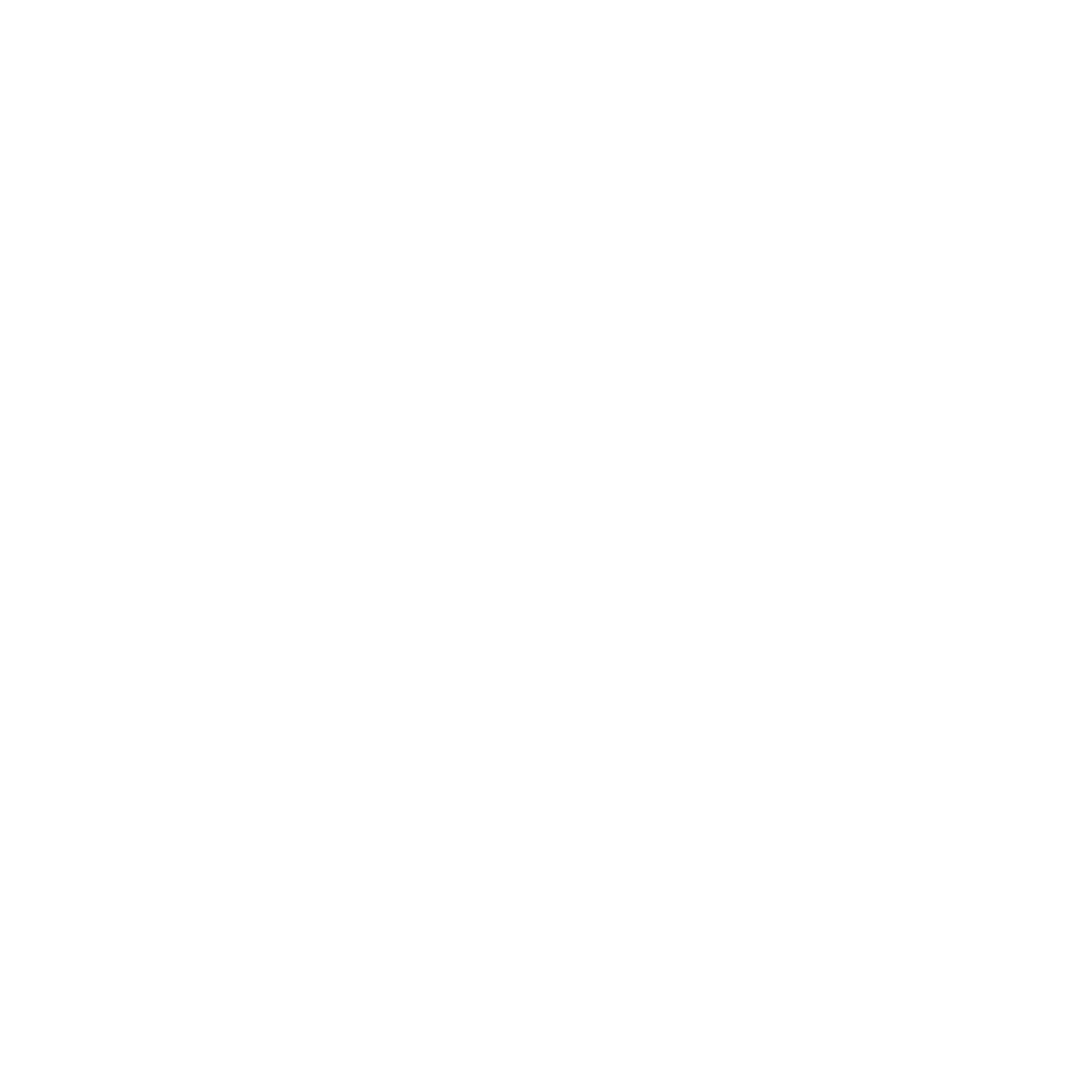 Transparent Expand Icon with White Arrows on Clear Background