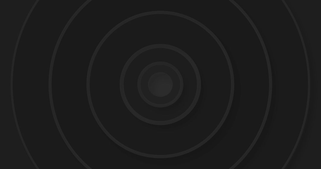 Pulsating Grey Concentric Circles on Loop