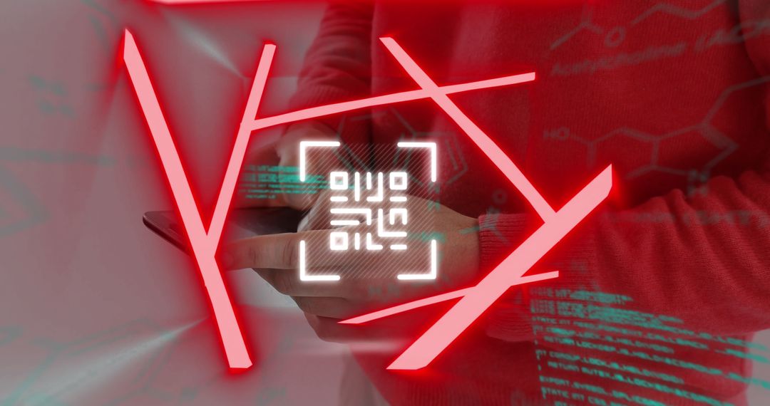 Modern QR Code Scanner with Smartphone for Digital Payments