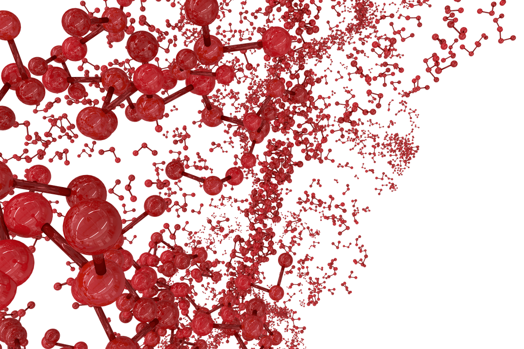 red molecular structures on transparent background for science - Download Free Stock Images Pikwizard.com