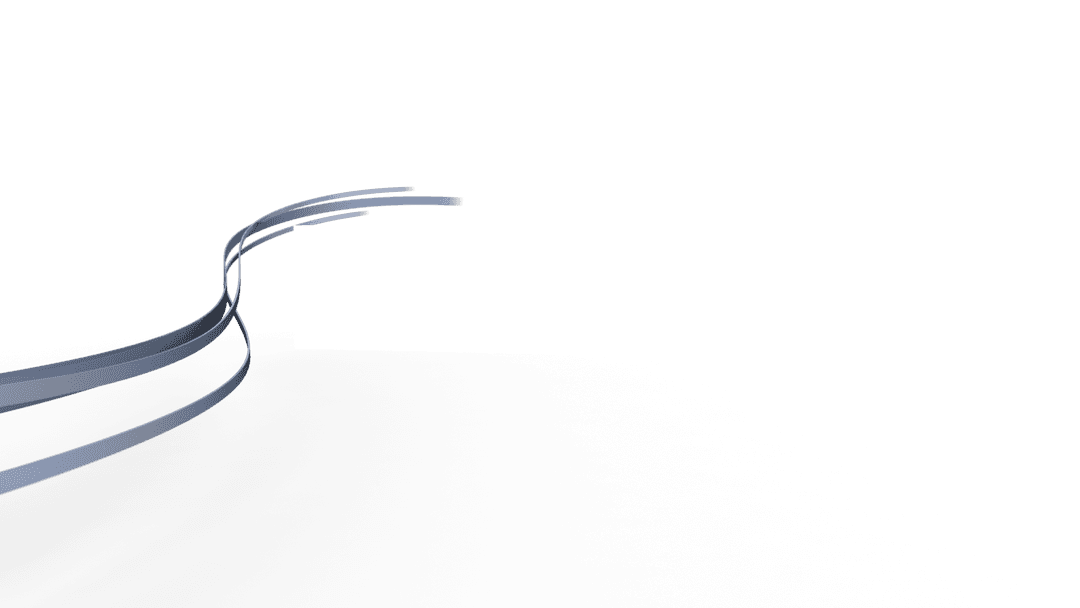 Abstract Blue Stripes on Transparent Background