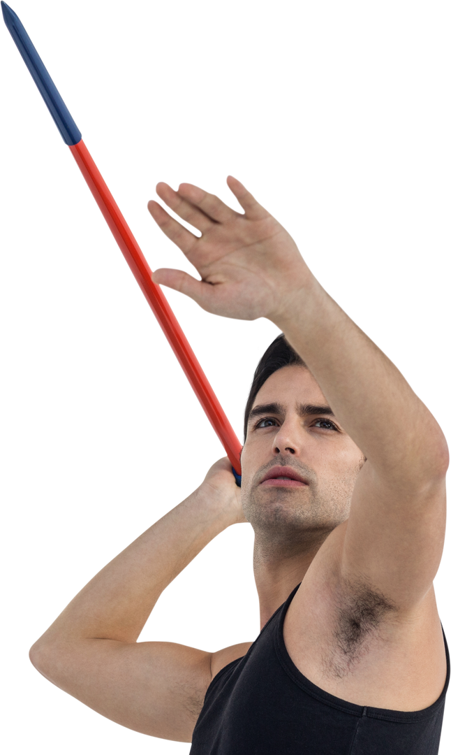 Transparent Male Athlete Throwing Javelin - Download Free Stock Images Pikwizard.com