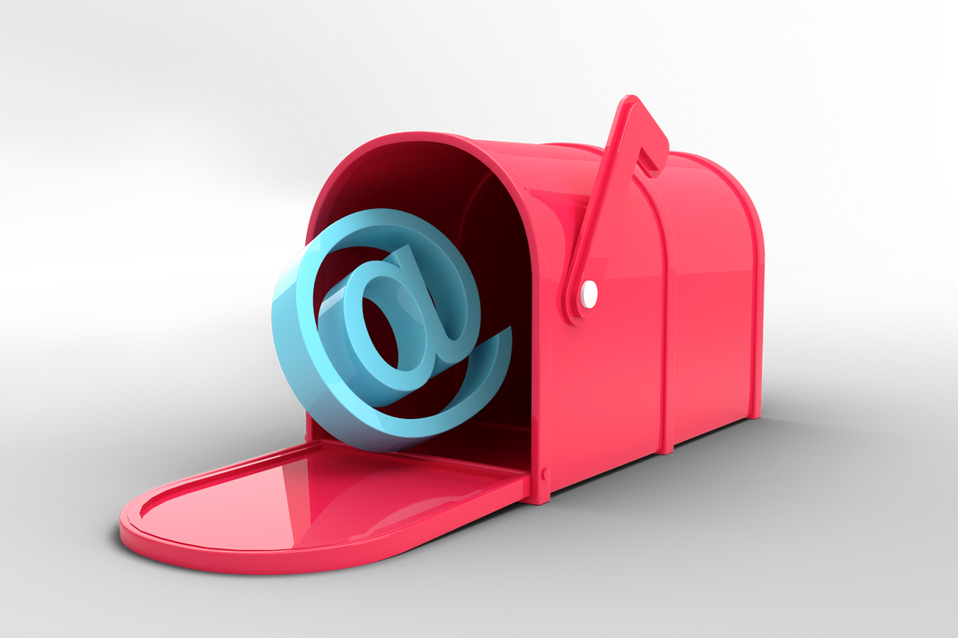 Pink Mailbox with Mail Symbol Illustration on Transparent Background - Download Free Stock Images Pikwizard.com