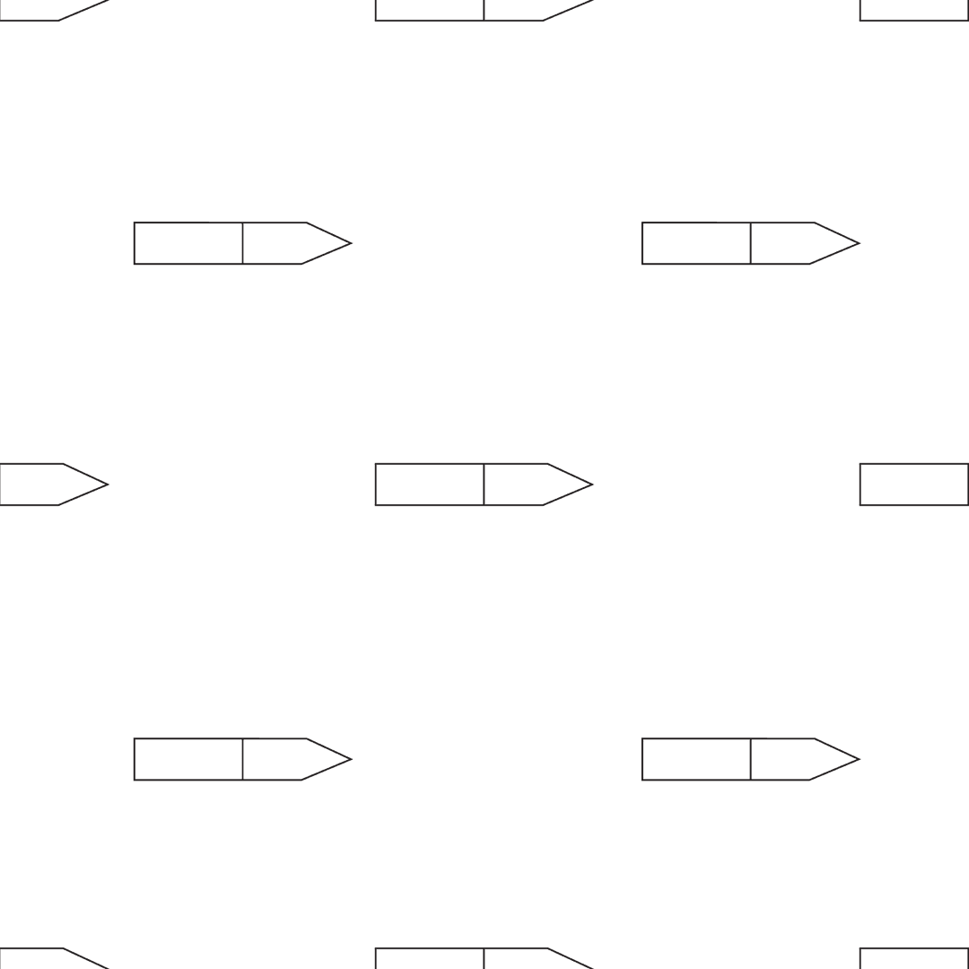 Transparent Abstract Pattern with Black Pencils on Blank Background