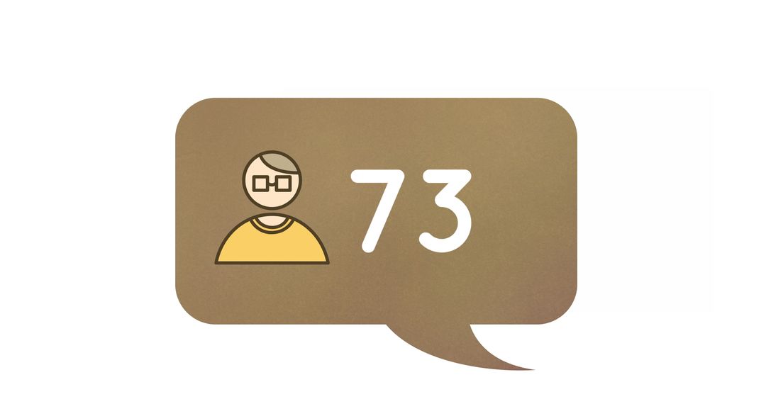 Minimalistic Icon with Increasing Number Concept