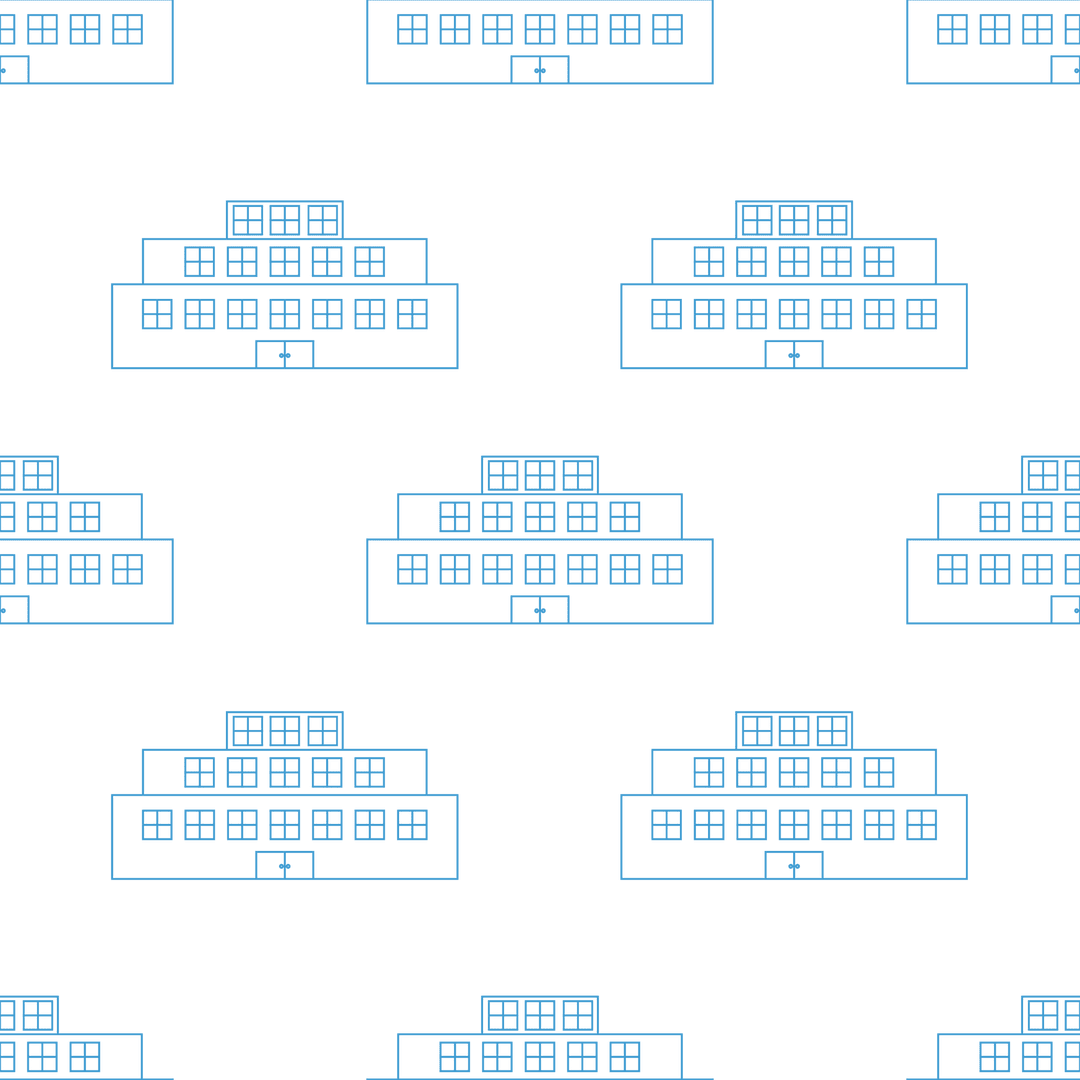 Transparent Architecture Pattern Illustrating Urban Building Designs