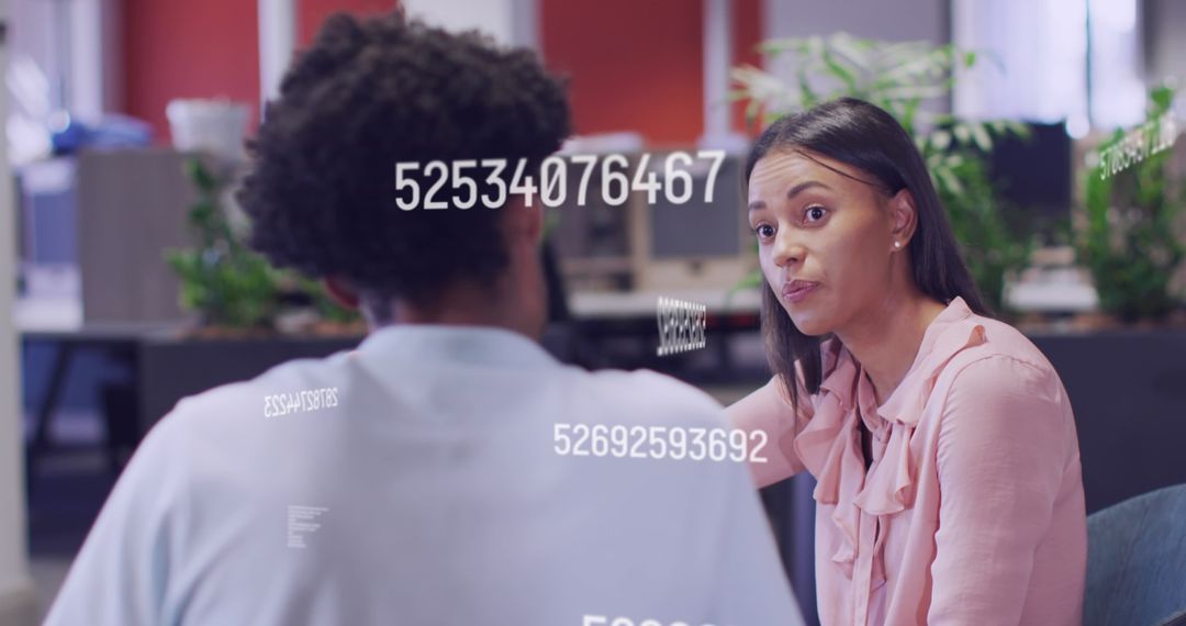 Business Professionals Engaged in Digital Data Processing