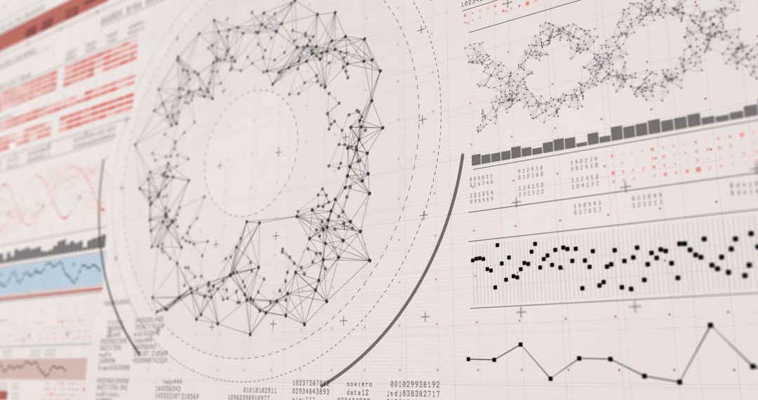 Abstract Data Visualization in Modern Interface Design - Free Images, Stock Photos and Pictures on Pikwizard.com