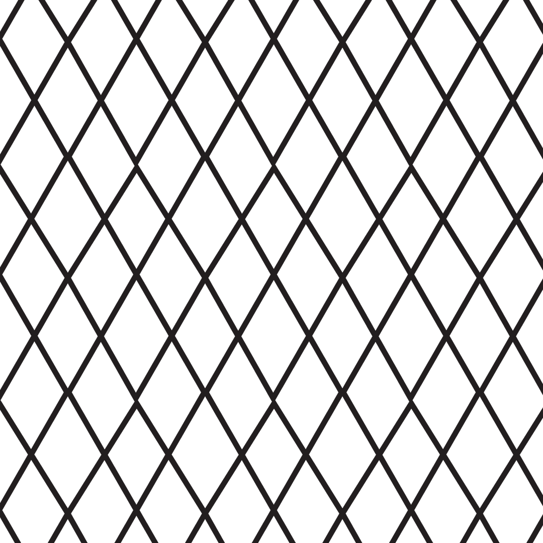 Abstract Black Crosshatch Pattern on Transparent Background