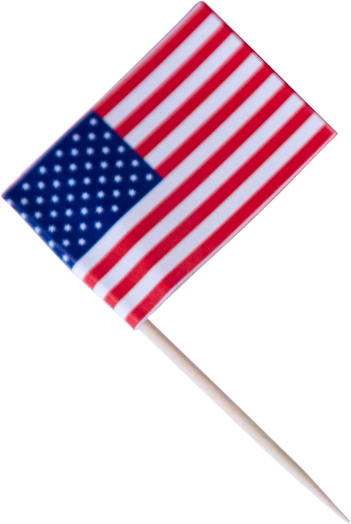 USA Flag on Pole with Transparent Background for Patriotism Themes - Download Free Stock Images Pikwizard.com