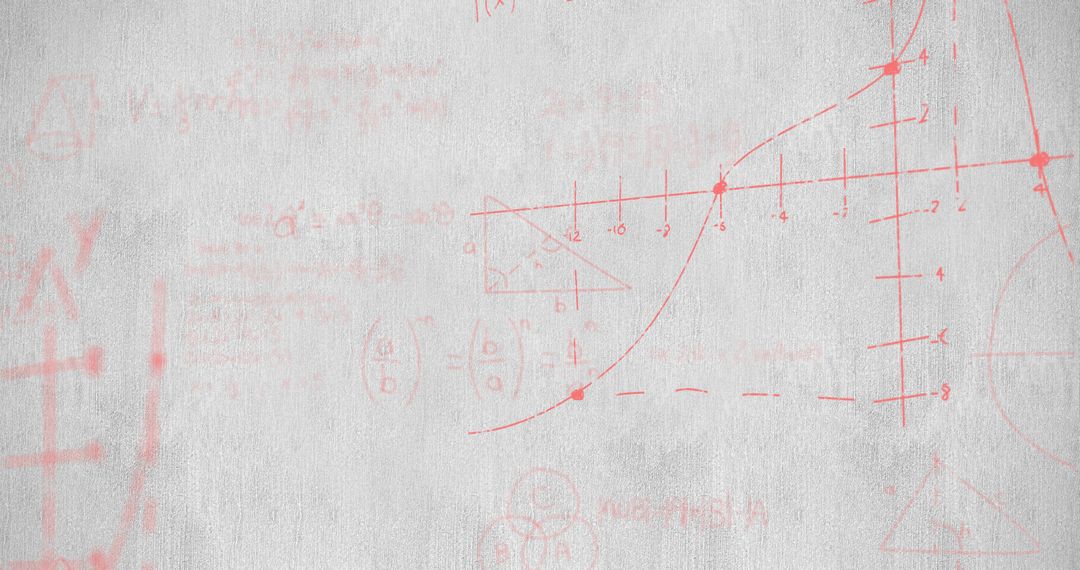 Mathematical Equations on Chalk Background