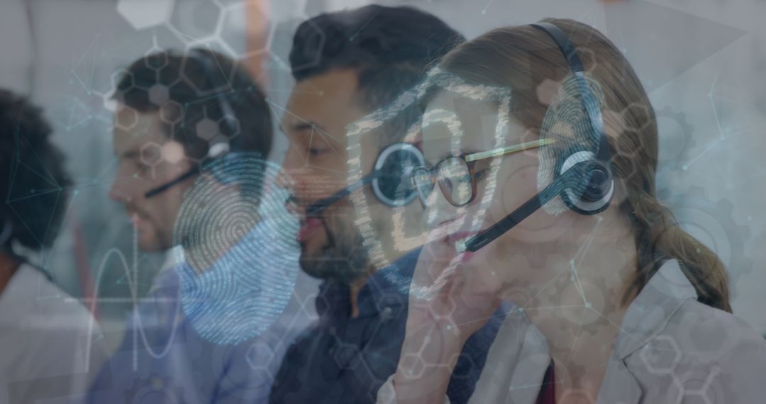 Call Center Agents Digital Overlays Secure Networking