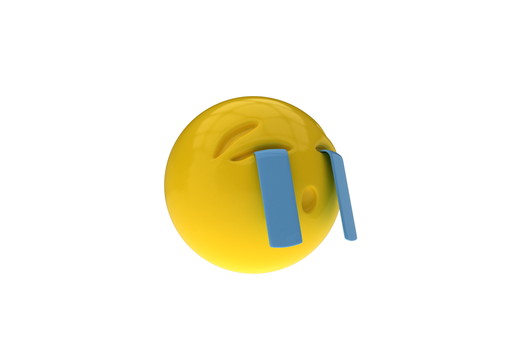 3D Crying Emoji Isolated on Transparent Background - Download Free Stock Images Pikwizard.com