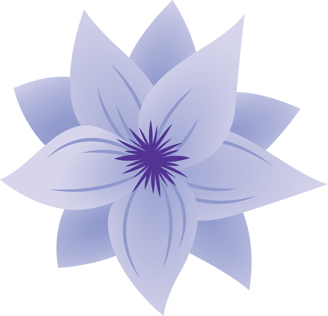 Isolated Blue Flower Illustration on Transparent Background - Download Free Stock Images Pikwizard.com