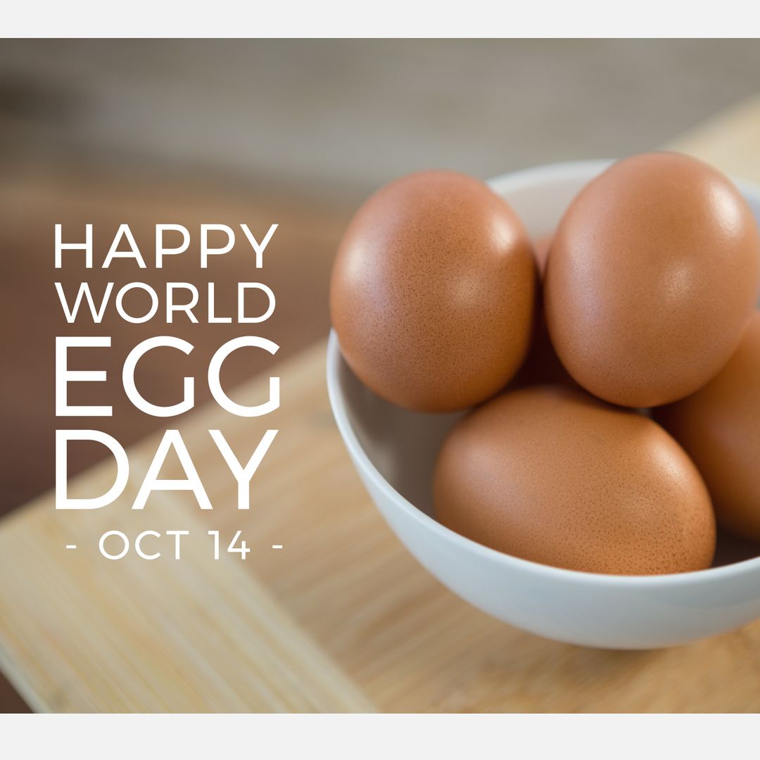 Celebrating World Egg Day with Brown Eggs in Bowl - Download Free Stock Templates Pikwizard.com