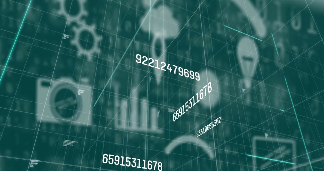 Dynamic Data Minimalistic Futuristic Technology