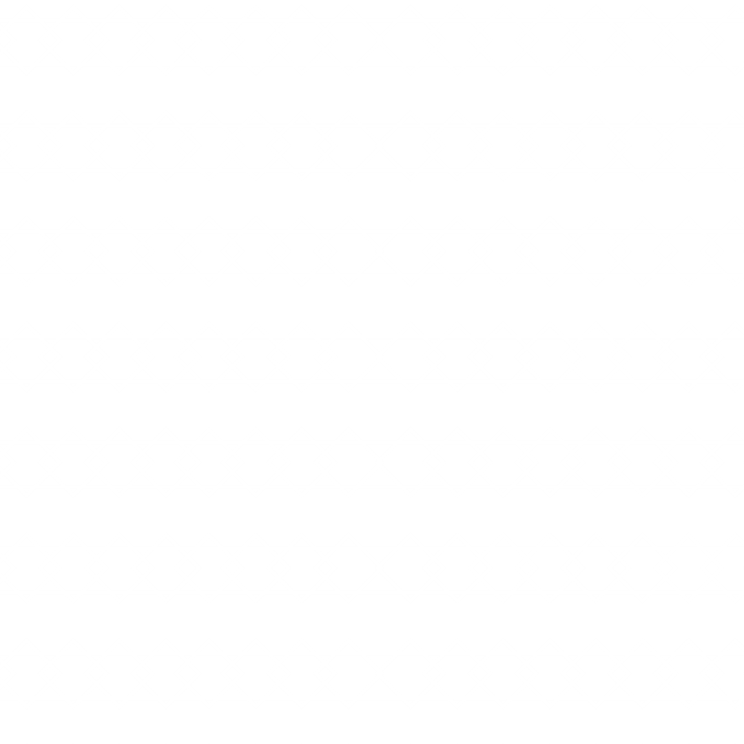 Geometric White Diamonds Pattern on Transparent Background