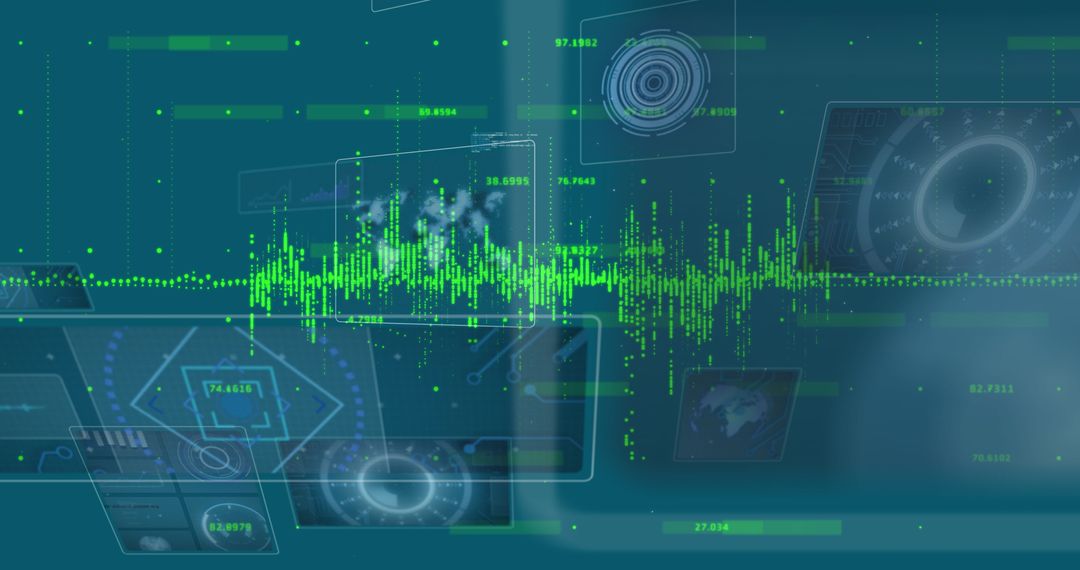 Digital interface with data analytics visuals