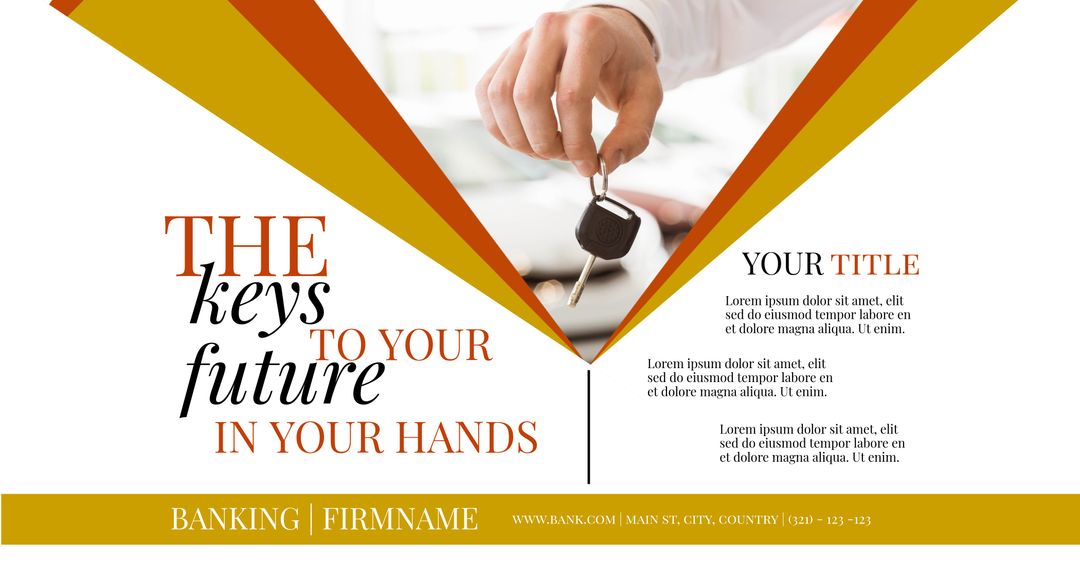 Financial Freedom Concept with Hand Holding Keys