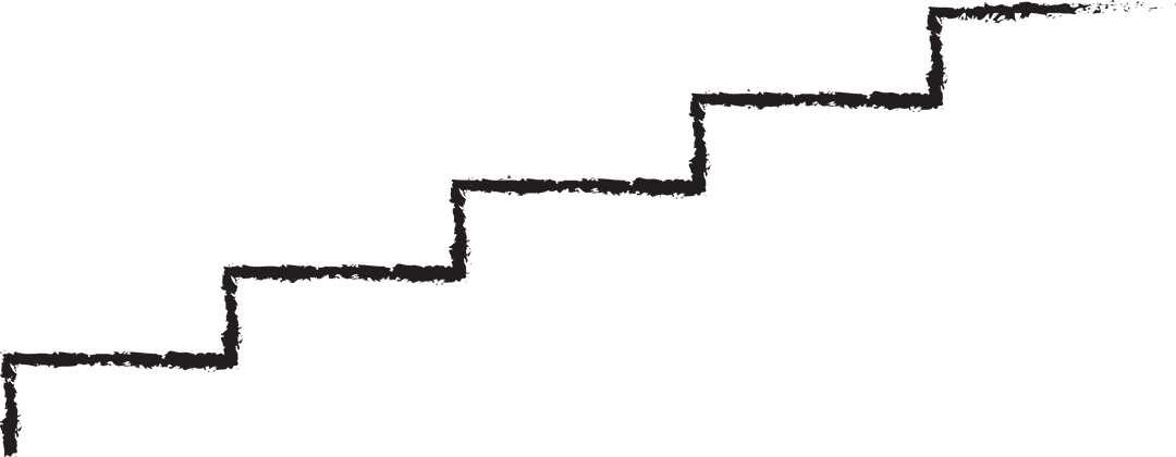 Creative Abstract Steps Transparent Illustration