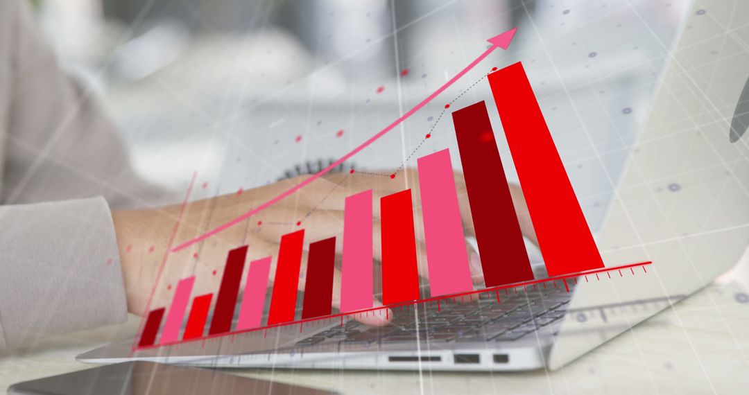 Person Analyzing Business Growth Chart on Laptop - Free Images, Stock Photos and Pictures on Pikwizard.com