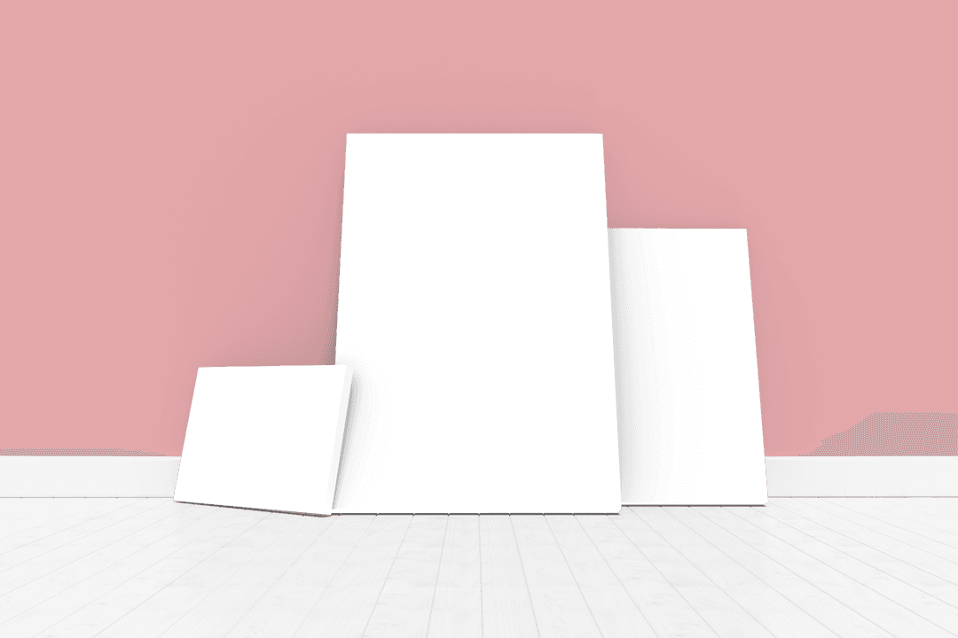 Modern Blank Cards Stack With Transparent Overlay