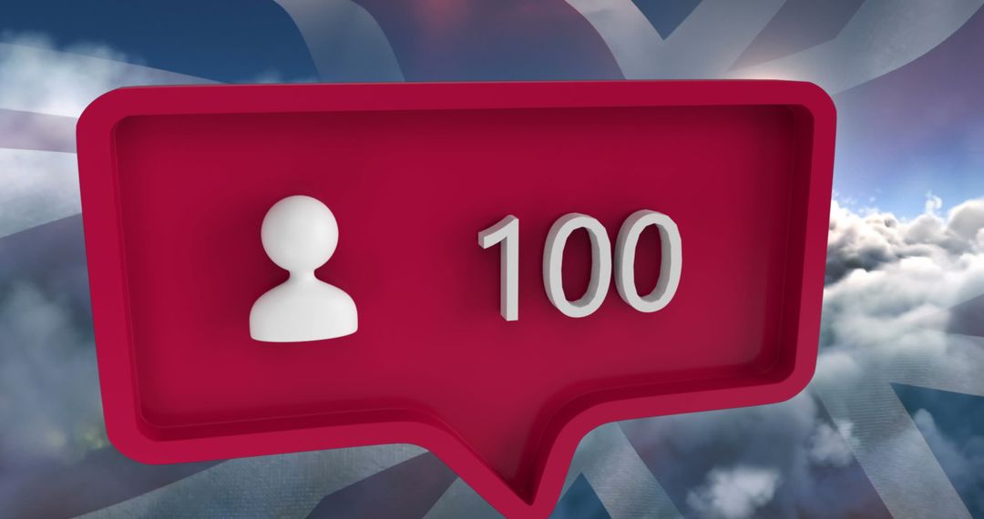 Social Media Interaction with 100 Followers in Digital Landscape