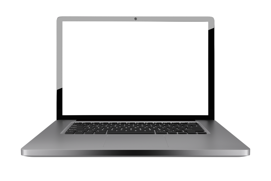 Transparent Background Modern Laptop with Large Screen Display - Download Free Stock Images Pikwizard.com