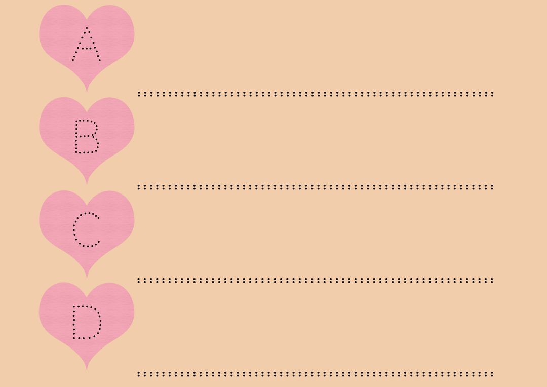 Heart Bullet Template for Romantic and Love-Themed Events - Download Free Stock Templates Pikwizard.com