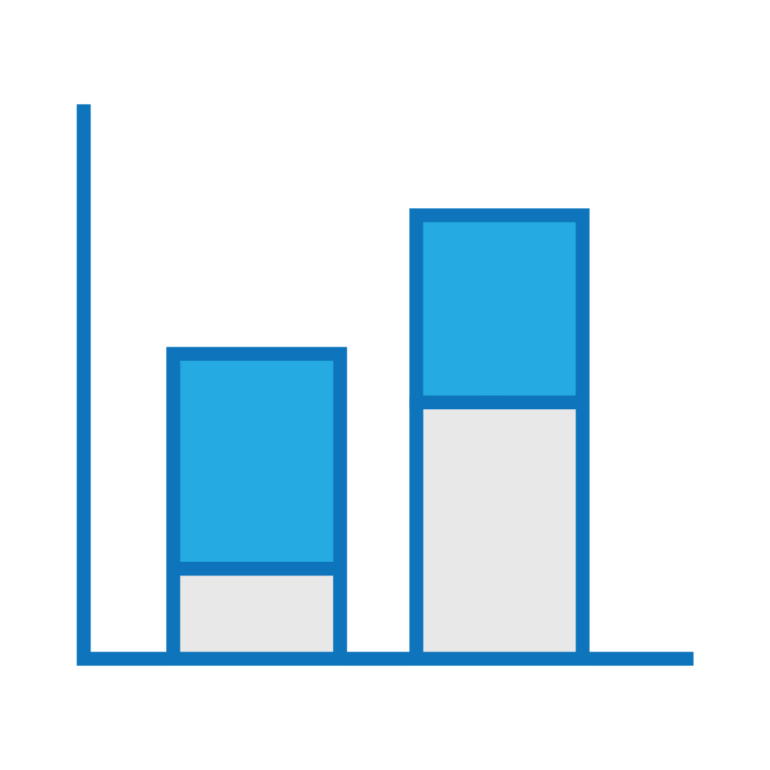 Transparent Background Blue and White Bar Graph Illustration