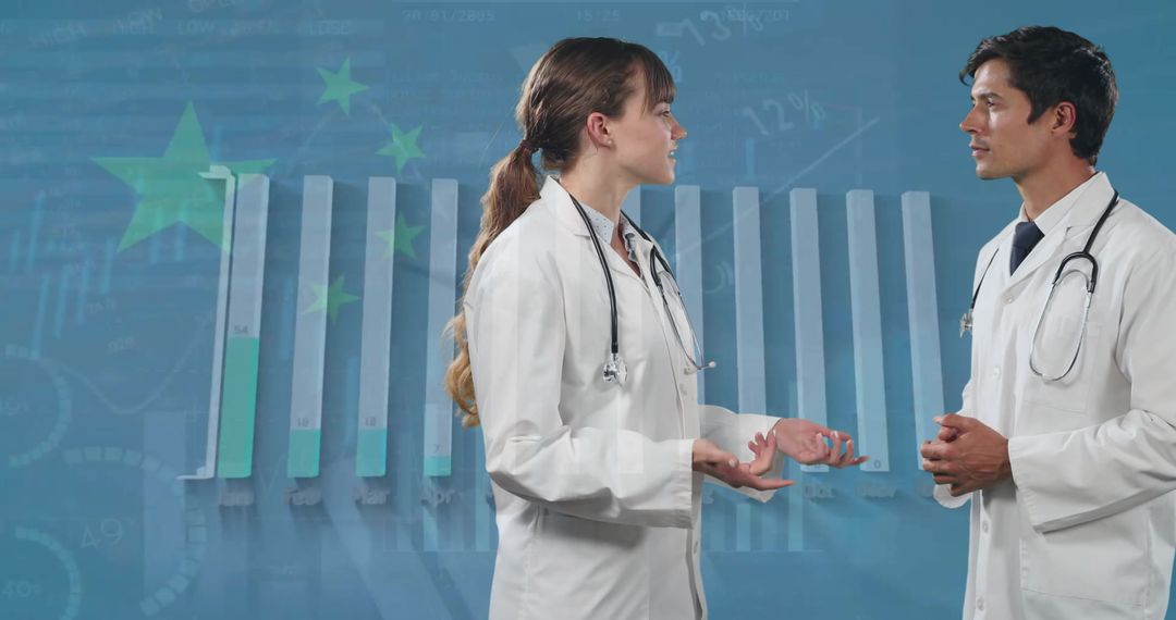 Doctors Discussing Data Insights in Medical Finance