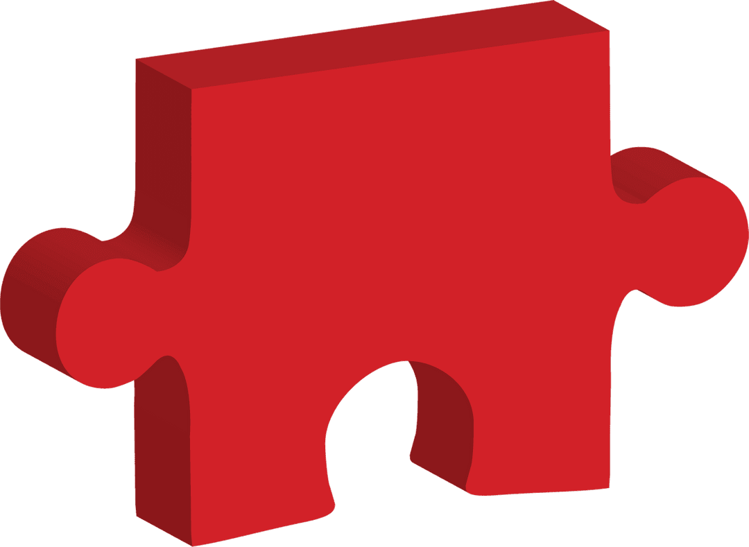 Red Jigsaw Puzzle Piece on Transparent Background for Problem Solving Concepts - Download Free Stock Images Pikwizard.com