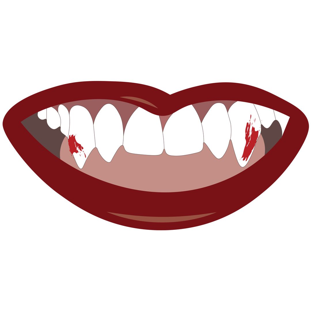 Illustration of Bloody Gums Indicating Dental Health Issues and Tooth Decay - Download Free Stock Templates Pikwizard.com