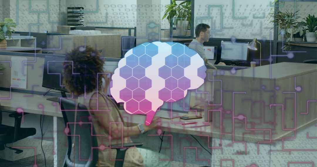 Innovation and Productivity in Open-Plan Office with Tech Overlay