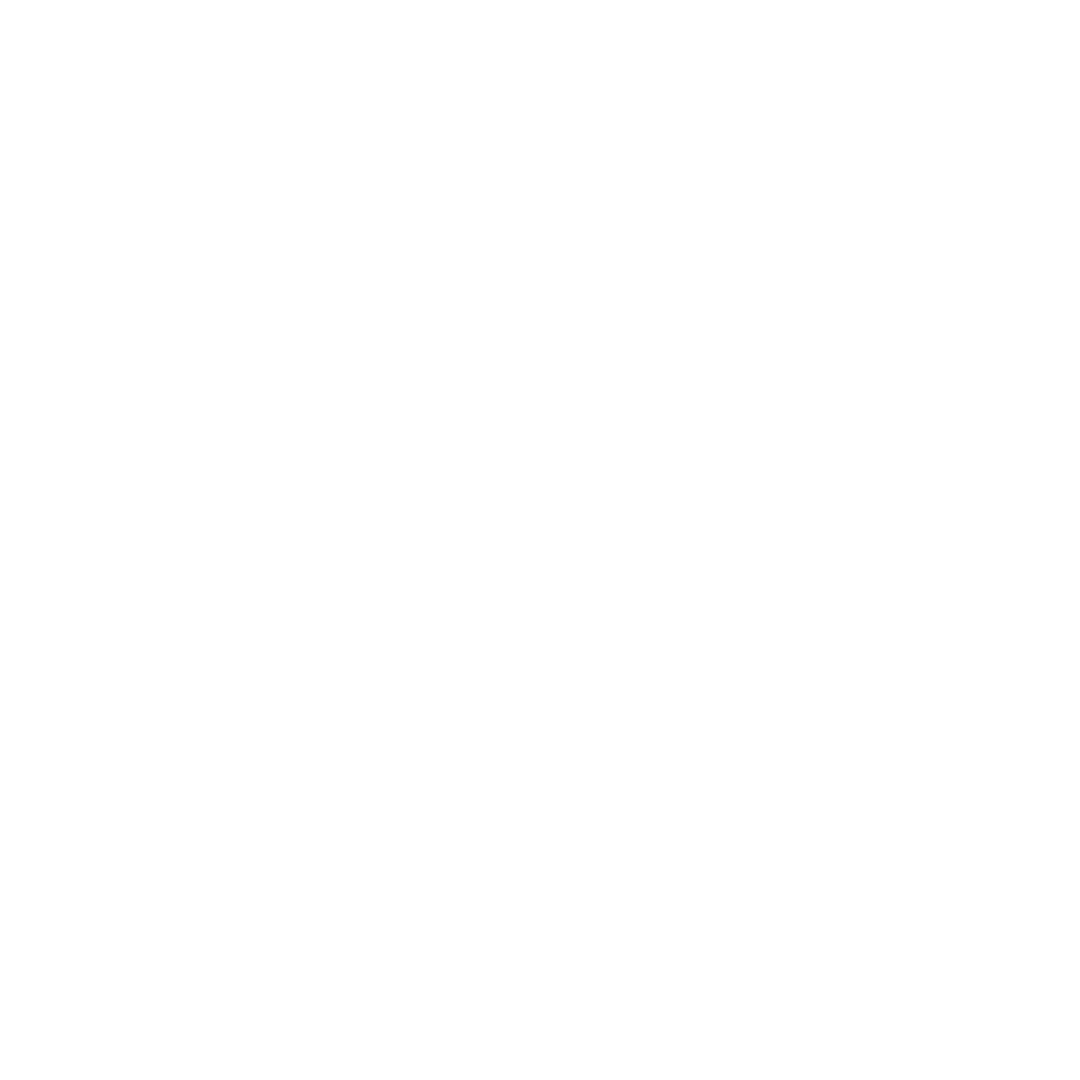 Minimalist White Circle on Transparent Background with Copy Space