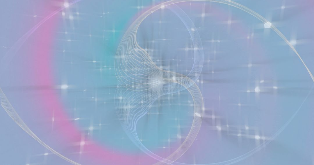 Vivid Abstract Light Patterns with Glowing Digital Dynamics