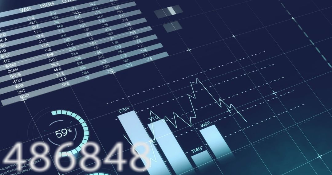 Statistics and Financial Data Analysis on Digital Display