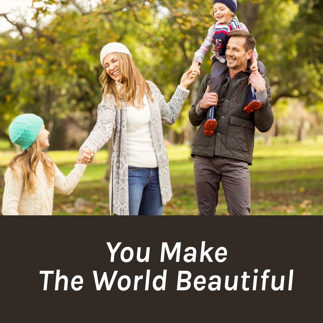 Happy Family Enjoying Outdoor Day in Park